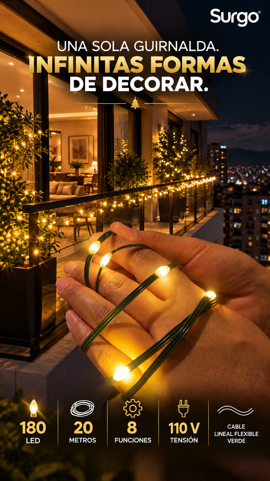 ®NAVILED 160 Bombillos Led 110v | Resistente al Agua.