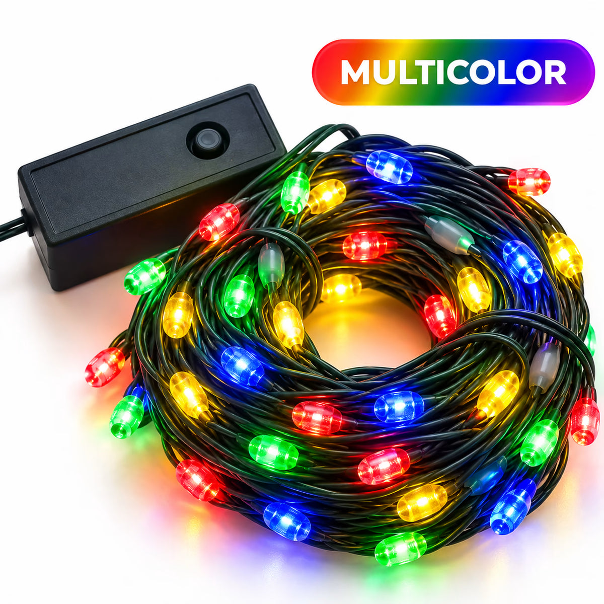 2 Rollos de Luces LED NAVILED, Cada Rollo Mide 20 Metros, Resistentes al Agua y con 2 Controles, 88.000 Pesos
